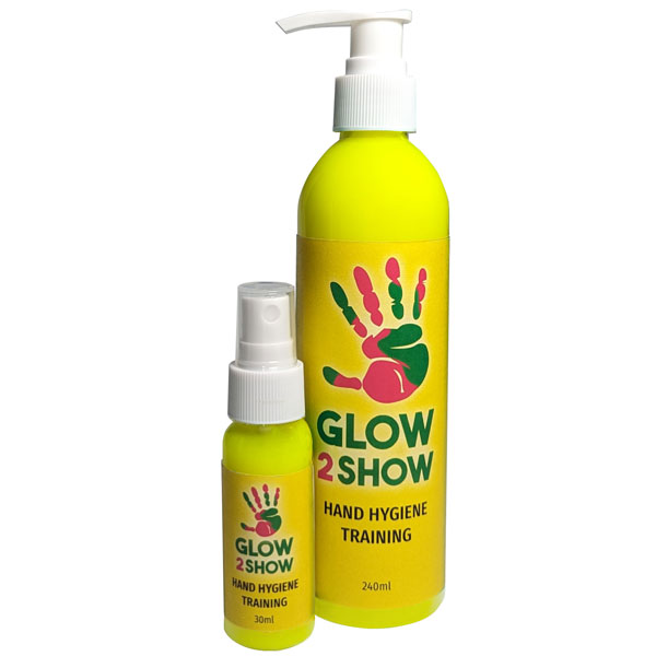 Glow 2 Show Hand Hygiene Training Yellow with bonus