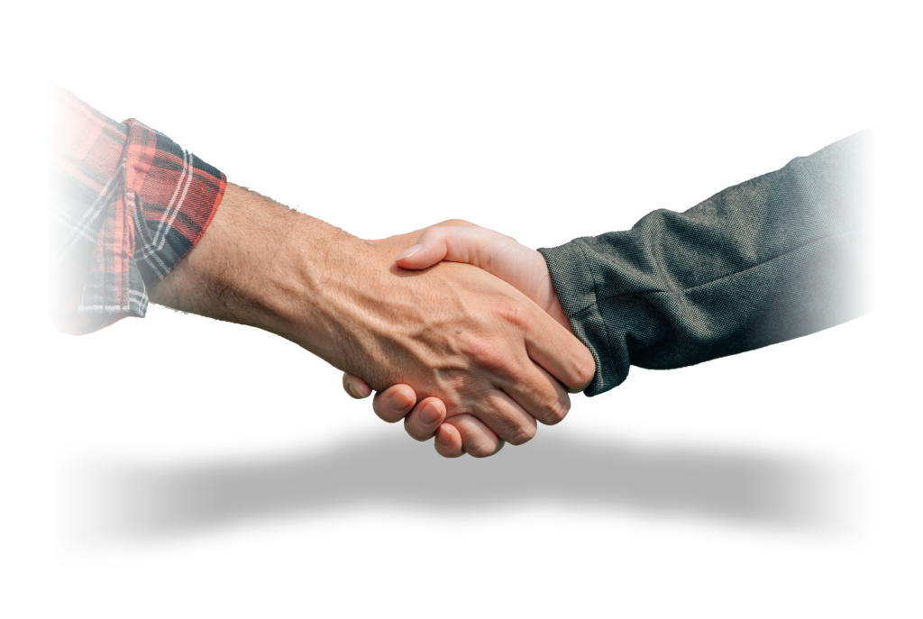 a firm handshake